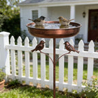 Elegant Garden Bird Bath with Adjustable Stand