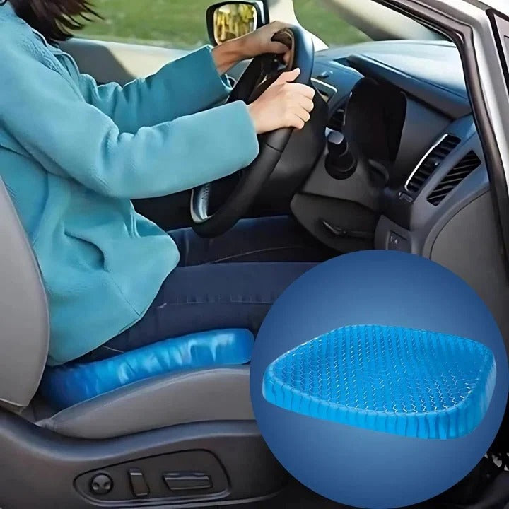 Ergonomic Gel Seat Cushion for Office, Car, and Everyday Seating Comfort