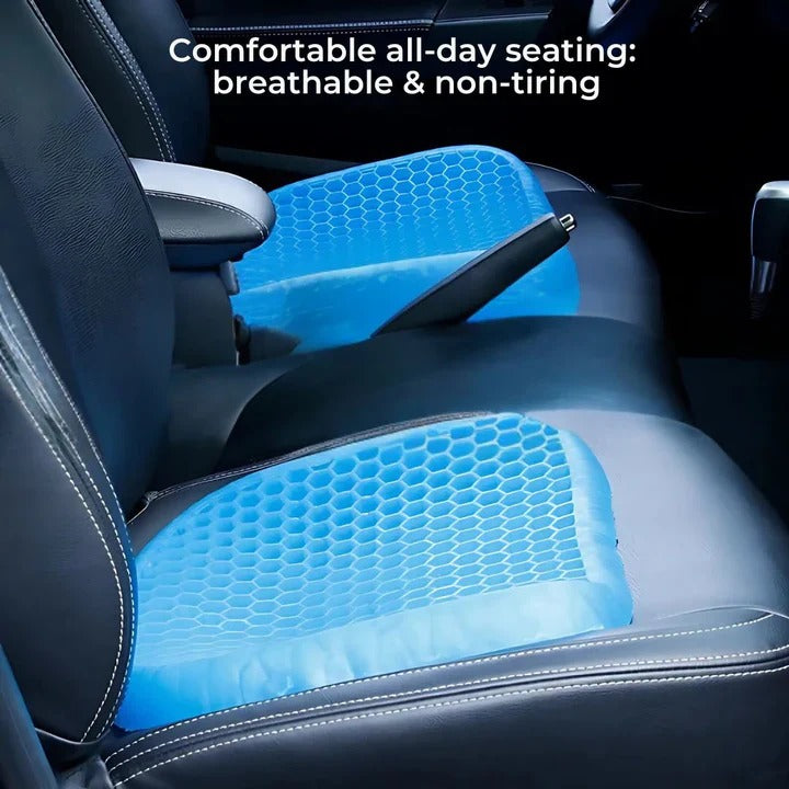 Ergonomic Gel Seat Cushion for Office, Car, and Everyday Seating Comfort