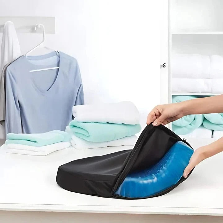 Ergonomic Gel Seat Cushion for Office, Car, and Everyday Seating Comfort