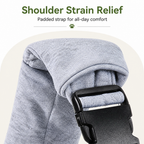 Ergonomic hands-free crossbody pet sling carrier (fits pets up to 6.5 kg)