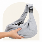 Ergonomic hands-free crossbody pet sling carrier (fits pets up to 6.5 kg)