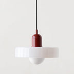 Fjolyn Indoor Ceiling Lamp With Glass Finished In Bauhaus Style
