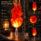 Floating Fireball Cosplay Prop