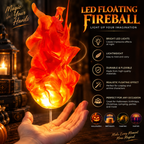 Floating Fireball Cosplay Prop