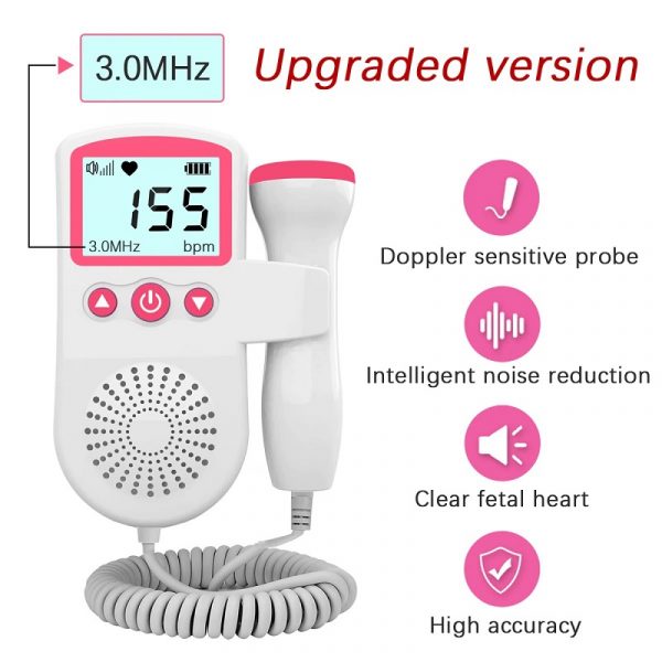 Foetal Doppler Monitor with Heart Rate Detection
