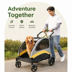 Foldable 4-Wheel Breathable Mesh Travel Stroller