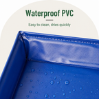 Foldable Pet Paddling Pool (Anti-Slip PVC Base)