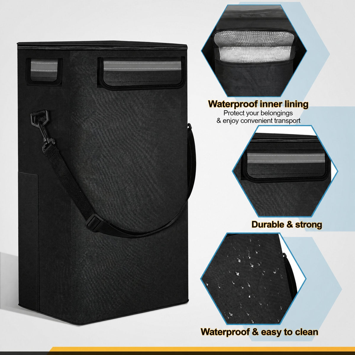 Folding 40 L Shopping Trolley