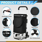 Folding 40 L Shopping Trolley