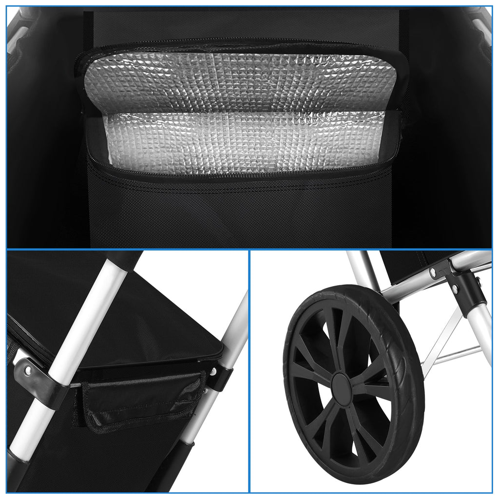 Folding 40 L Shopping Trolley