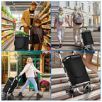 Folding 40 L Shopping Trolley