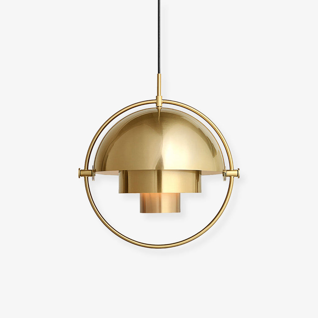 Geometric Pendant Light with Adjustable Sphere Bauhaus Modern Kitchen