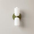 Glass Elements and Metal Wall Light with Dual Up-Down Lighting Nordic Style