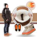 Graphene Heated Shoes for Winter with Adjustable Temperature and Rechargeable Battery