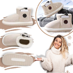 Graphene Heated Shoes for Winter with Adjustable Temperature and Rechargeable Battery