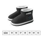 Graphene Heated Shoes for Winter with Adjustable Temperature and Rechargeable Battery