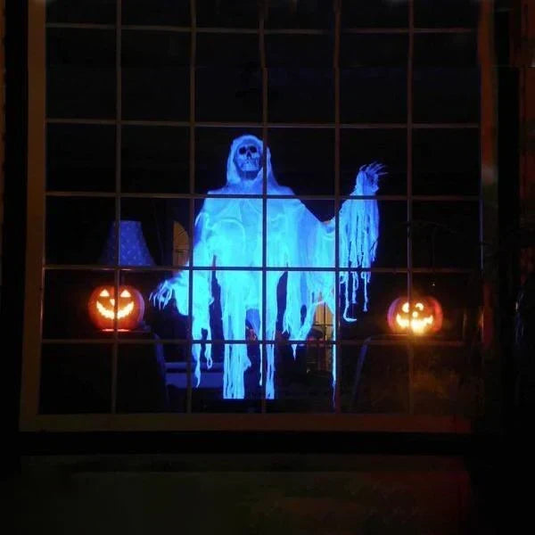 Halloween Projector | Windows & Indoors | 12 Films Included | Easy Setup