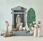 Handcrafted 20-Piece Christmas Nativity Set