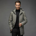Heavyweight Waterproof Winter Parka for Men with Insulated Fleece Lining