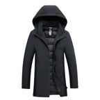 Heavyweight Waterproof Winter Parka for Men with Insulated Fleece Lining