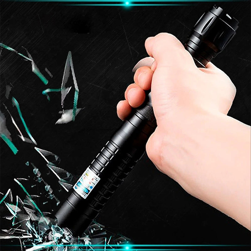 High Power Laser Pointer, Rechargeable Handheld Laser with Adjustable Beam, Waterproof Laser Pointer for Signalling