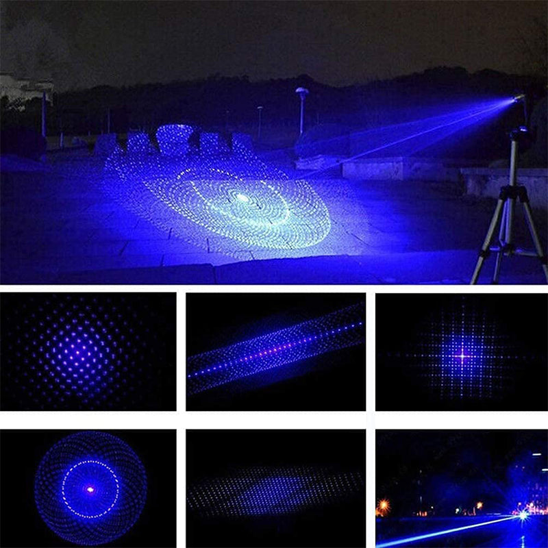 High Power Laser Pointer, Rechargeable Handheld Laser with Adjustable Beam, Waterproof Laser Pointer for Signalling