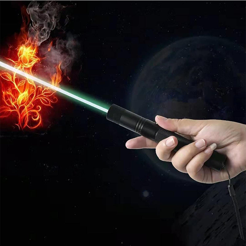 High Power Laser Pointer, Rechargeable Handheld Laser with Adjustable Beam, Waterproof Laser Pointer for Signalling