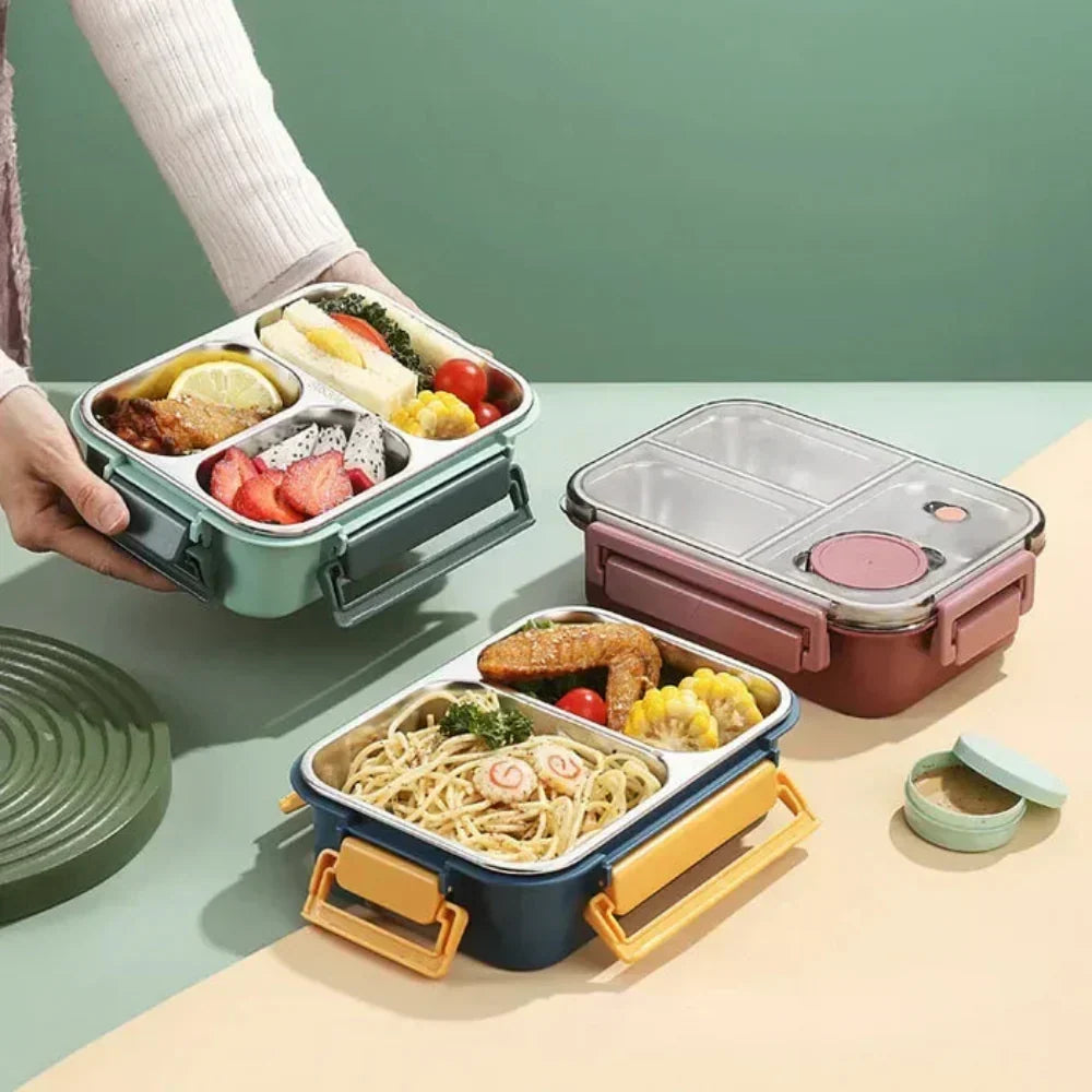 Insulated Stainless Steel Lunch Box Food Container – 500 ml to 1 Litre Capacity