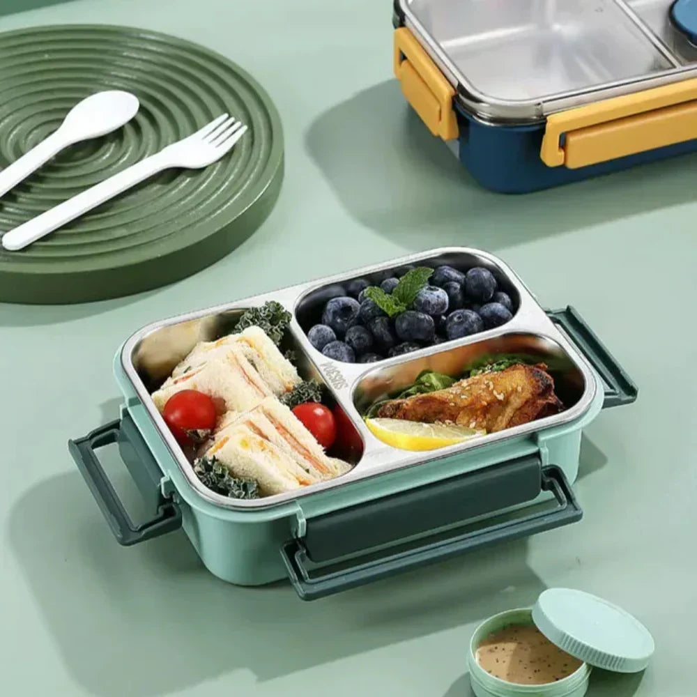 Insulated Stainless Steel Lunch Box Food Container – 500 ml to 1 Litre Capacity