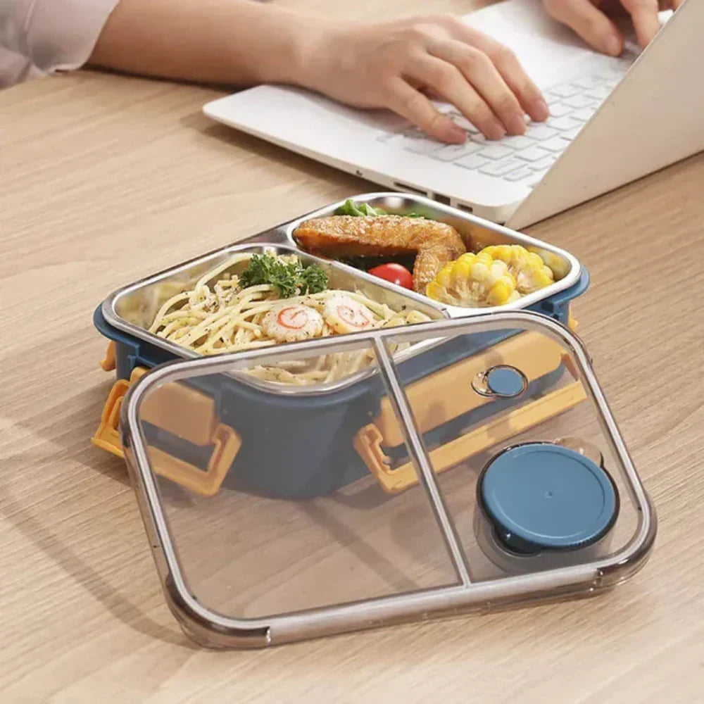 Insulated Stainless Steel Lunch Box Food Container – 500 ml to 1 Litre Capacity