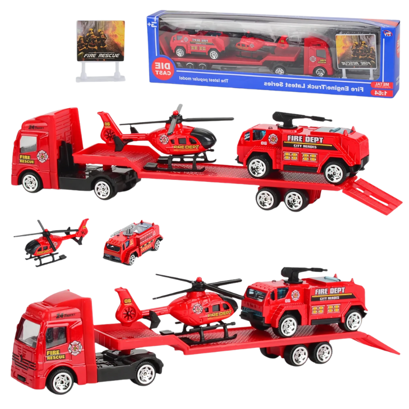 Kids' Imaginative Rescue Vehicle Play Set
