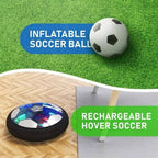Kids Indoor Air Hover Soccer Ball Game Set