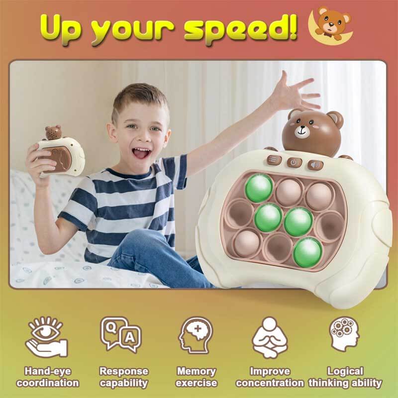 Kids' Speedy Push Pop Fidget Game Console