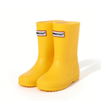 Kids Waterproof Rain Boots, Slip-Resistant PVC, Solid Colours