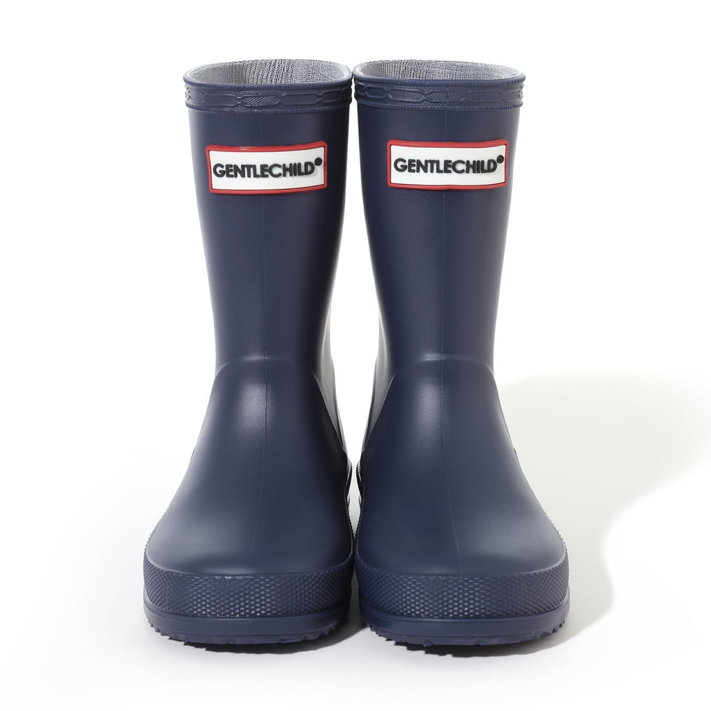 Kids Waterproof Rain Boots, Slip-Resistant PVC, Solid Colours