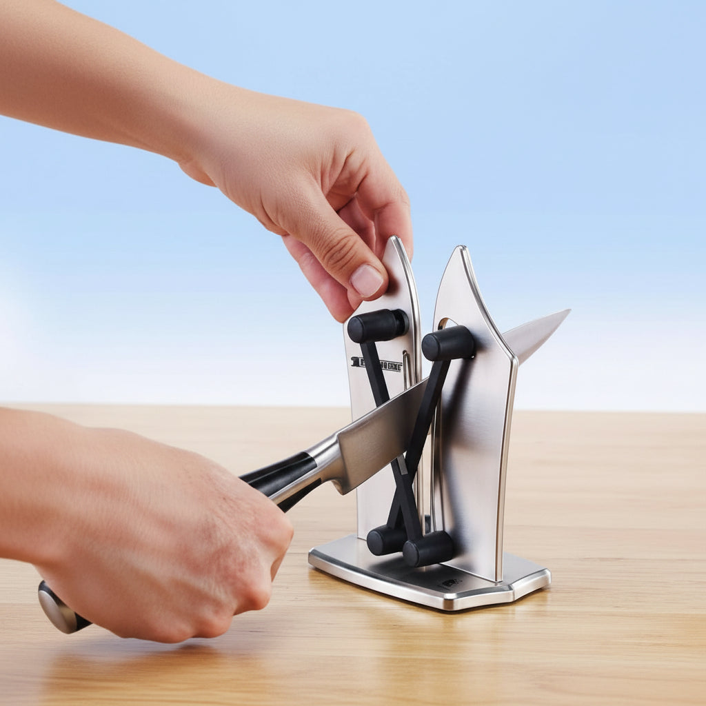 Kitchen Precision Knife Sharpener for Effortless Blade Care