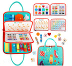 Kletshuts BusyBoard: Sensory Fine Motor Skills Montessori Educational Activity Board
