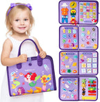 Kletshuts BusyBoard: Sensory Fine Motor Skills Montessori Educational Activity Board