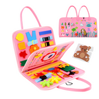Kletshuts BusyBoard: Sensory Fine Motor Skills Montessori Educational Activity Board