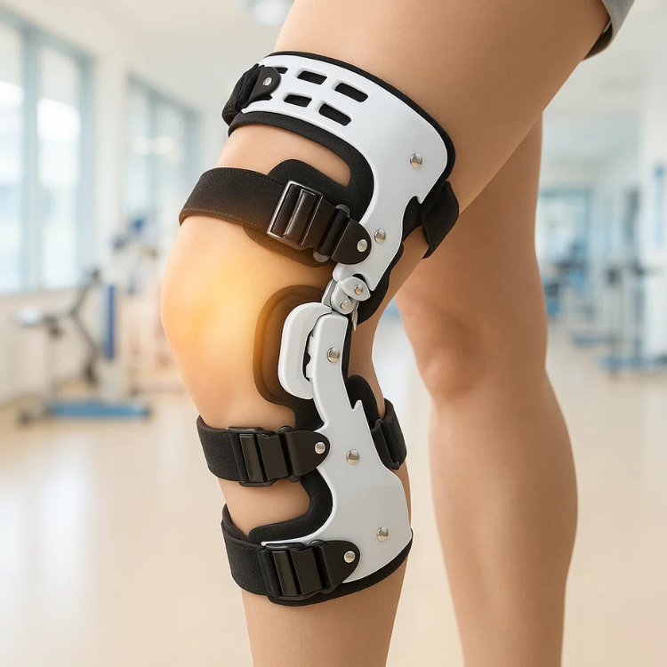 Knee Brace – Unloader Support with Adjustable Stabilisation, Right or Left, One Size – ArthroGuard