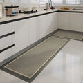 Knitted Two-Tone Kitchen Mat