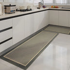 Knitted Two-Tone Kitchen Mat
