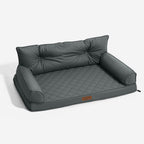 Large Dog Orthopaedic Faux Leather Foldable Pet Bed for Comfort