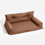 Large Dog Orthopaedic Faux Leather Foldable Pet Bed for Comfort