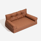 Large Dog Orthopaedic Faux Leather Foldable Pet Bed for Comfort