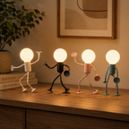LED Figure Lamp with Suction Cups