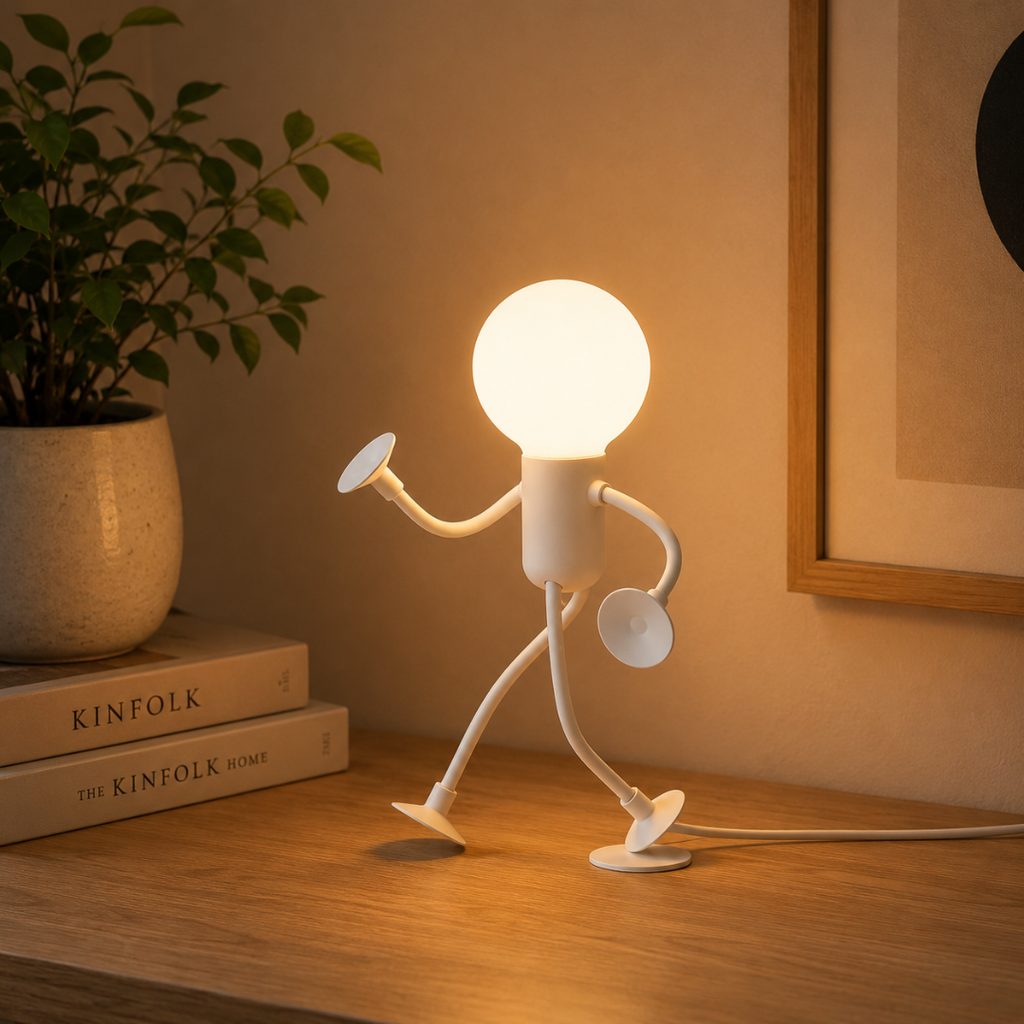 LED Figure Lamp with Suction Cups