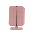 LED Tri-Fold Vanity Mirror with 3 Colour Light Modes