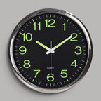 LightSilence Silent Classroom Wall Clock with LED Lighting 30 cm